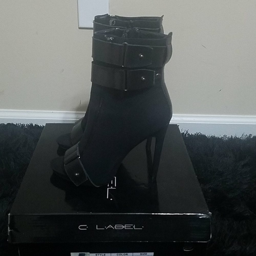 Black stiletto Sandals